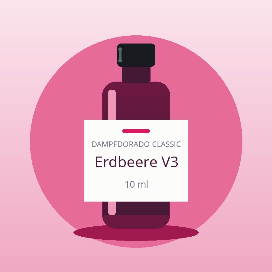 Dampfdorado Classic – Erdbeere V3, 10 ml