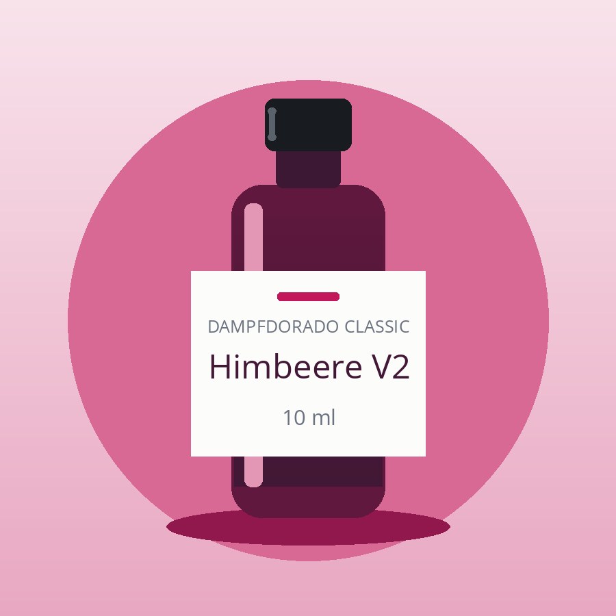Dampfdorado Classic – Himbeere V2, 10 ml